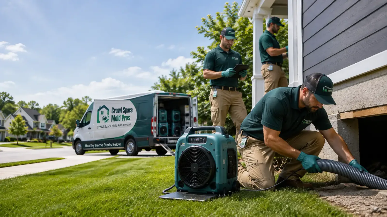 Crawl Space Mold Removal in Arion, IA